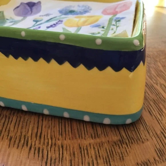 Hallmark Napkin Holder Ceramic by Artist Kimberly Hodges - Picture 9 of 13